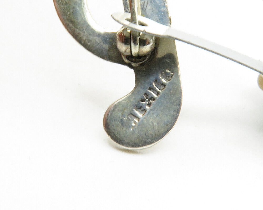 MEXICO 925 Sterling Silver  Vintage 2 Tone Cat With Bow Tie Brooch Pin  BP4724