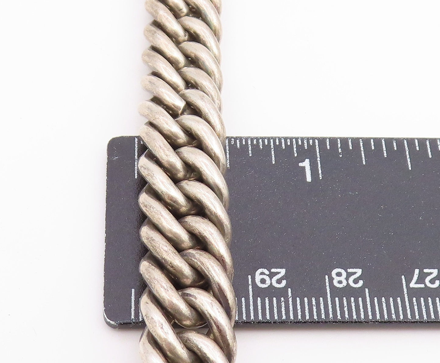 925 Sterling Silver Vintage Necklace CHRISTOFLE Classic Curb Chain HEAVY  NE4885