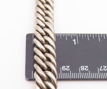 925 Sterling Silver Vintage Necklace CHRISTOFLE Classic Curb Chain HEAVY  NE4885