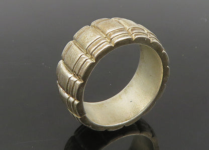 LONDON LINKS 925 Silver  Vintage Fluted Pattern Band Ring Sz 10  RG20913