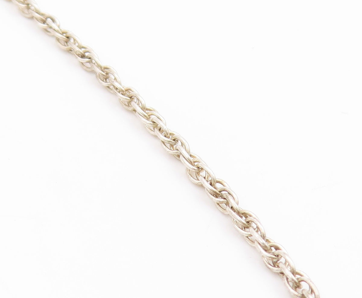 925 Sterling Silver Vintage Necklace JC FERRARA Majestic Eagle Chain  NE4637