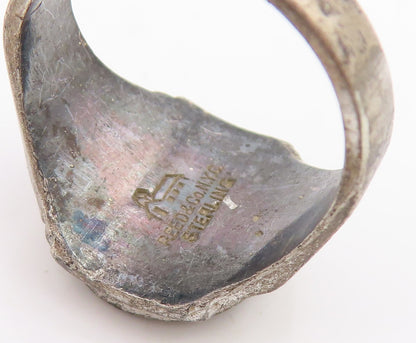 925 Sterling Silver Vintage Ring REED & CO Isaac Bildersee Band  Sz 7.5  RG34760