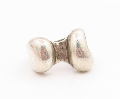 925 Sterling Silver Vintage Ring MINAS SPIRIDIS Modernist Band  Sz 6  RG36105