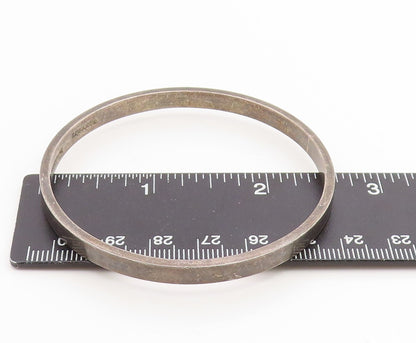 925 Sterling Silver Vintage Bracelet DENMARK Minimalist Classic Bangle  BT12032