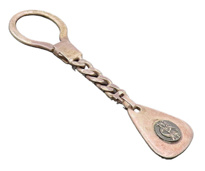 925 Sterling Silver  Vintage Religious Mother Marry & Jesus Keychain  TR3591