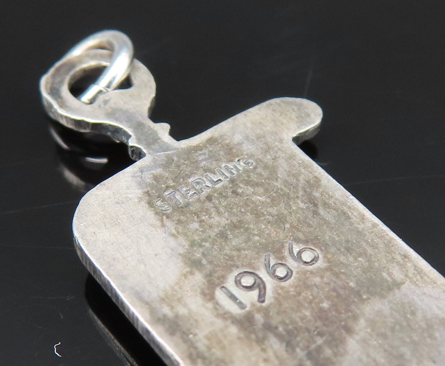925 Sterling Silver  Vintage Antique 1966 J.E.B.H.S Teapot Pendant  PT20925