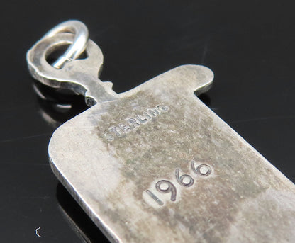 925 Sterling Silver  Vintage Antique 1966 J.E.B.H.S Teapot Pendant  PT20925