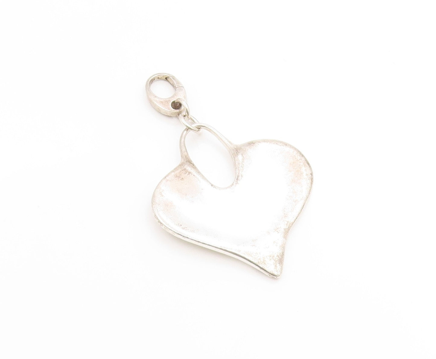 925 Sterling Silver Vintage Pendant RLM STUDIO Modernist Love Heart  PT26147