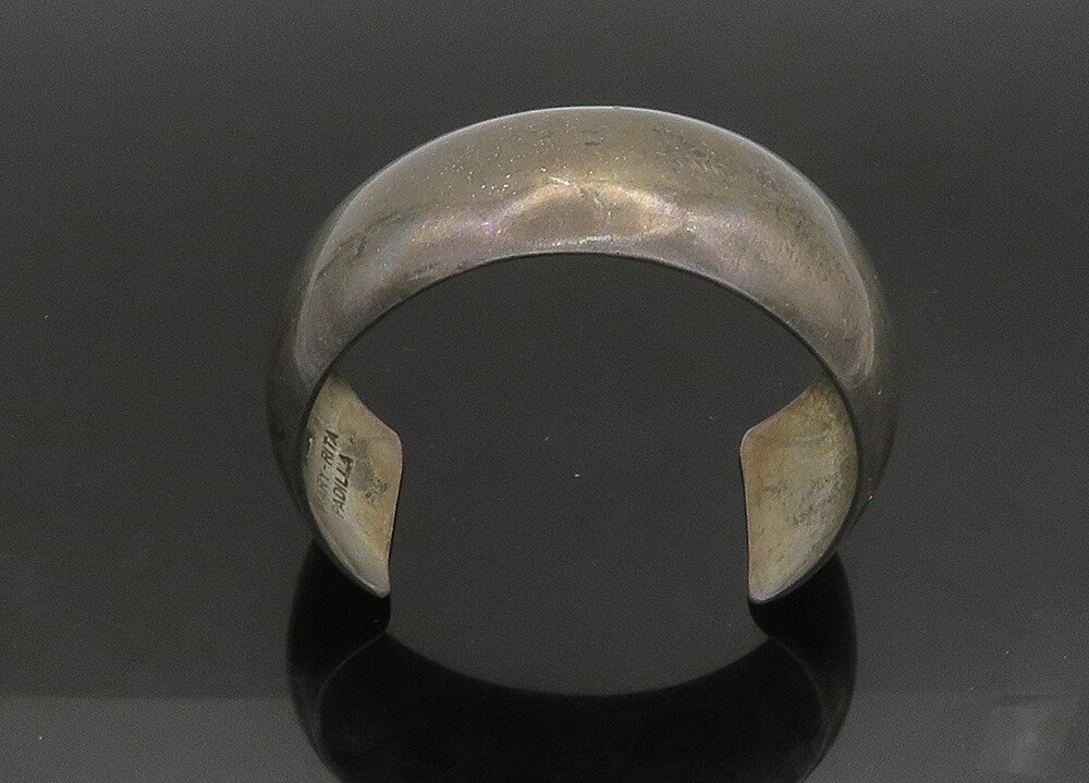 MARY RITA PADILLA NAVAJO 925 Silver  Vintage Minimalist Cuff Bracelet BT9153