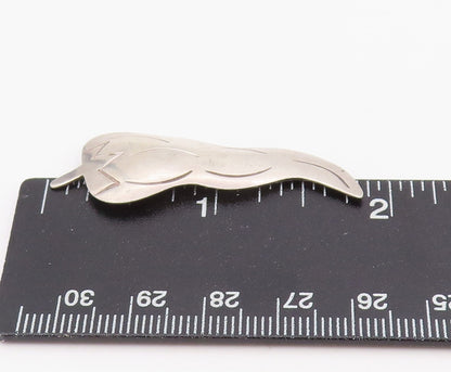 925 Sterling Silver Vintage Brooch Pin Etched Designer Chilli Pepper  BP12237