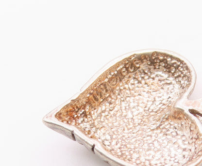 925 Sterling Silver  Vintage Love Heart Dome Diamond Cut Pendant  PT17510
