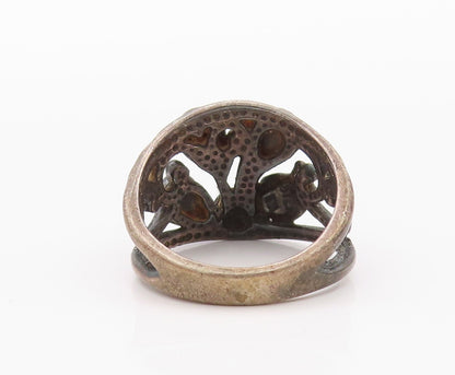 925 Sterling Silver Vintage Ring NAVAJO Drop Shape Turquoise  Sz 7  RG32541