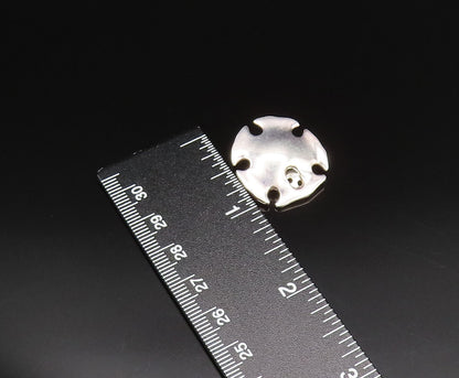 RLM STUDIO 925 Silver  Vintage Fidget Shield Non Pierced Earrings  EG12132
