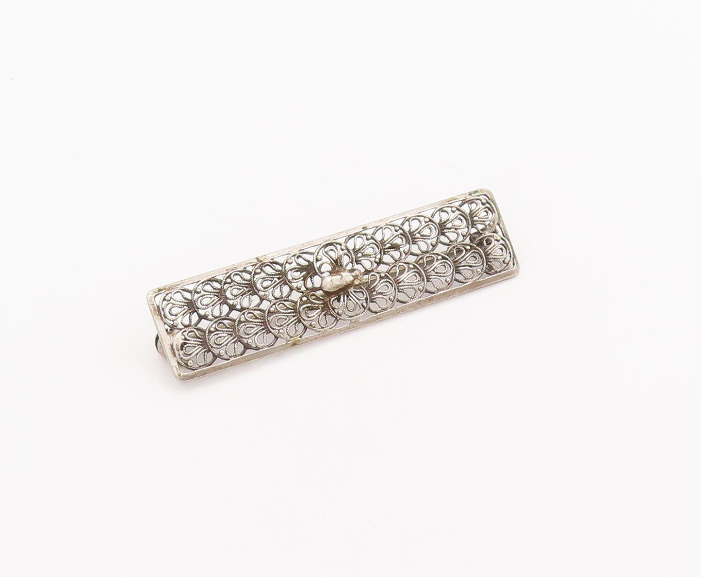 925 Sterling Silver Vintage Brooch Pin WILL NONNENMANN European Filigree BP10699