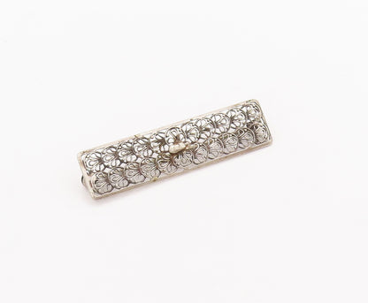 925 Sterling Silver Vintage Brooch Pin WILL NONNENMANN European Filigree BP10699