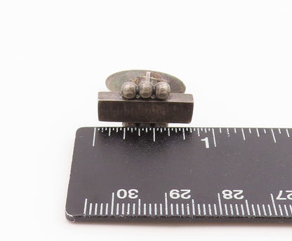 925 Sterling Silver Vintage Cufflinks Enamel Designer Single Pieces  TR4238