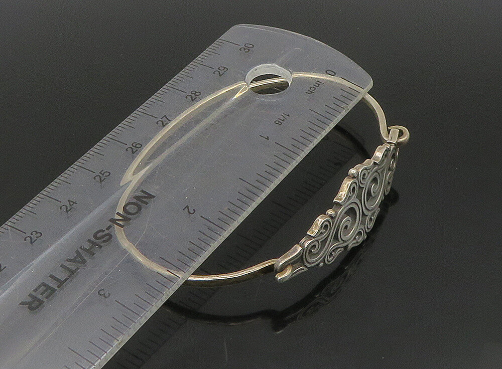 JAMES AVERY 925 Sterling Silver  Vintage Petite Swirl Bangle Bracelet  BT9232