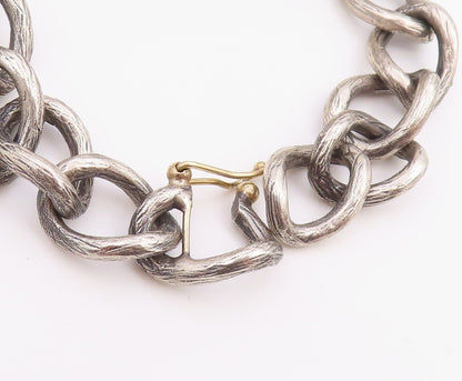 925 Sterling Silver Vintage Bracelet Real Diamonds Initial R Monogram  BT12164