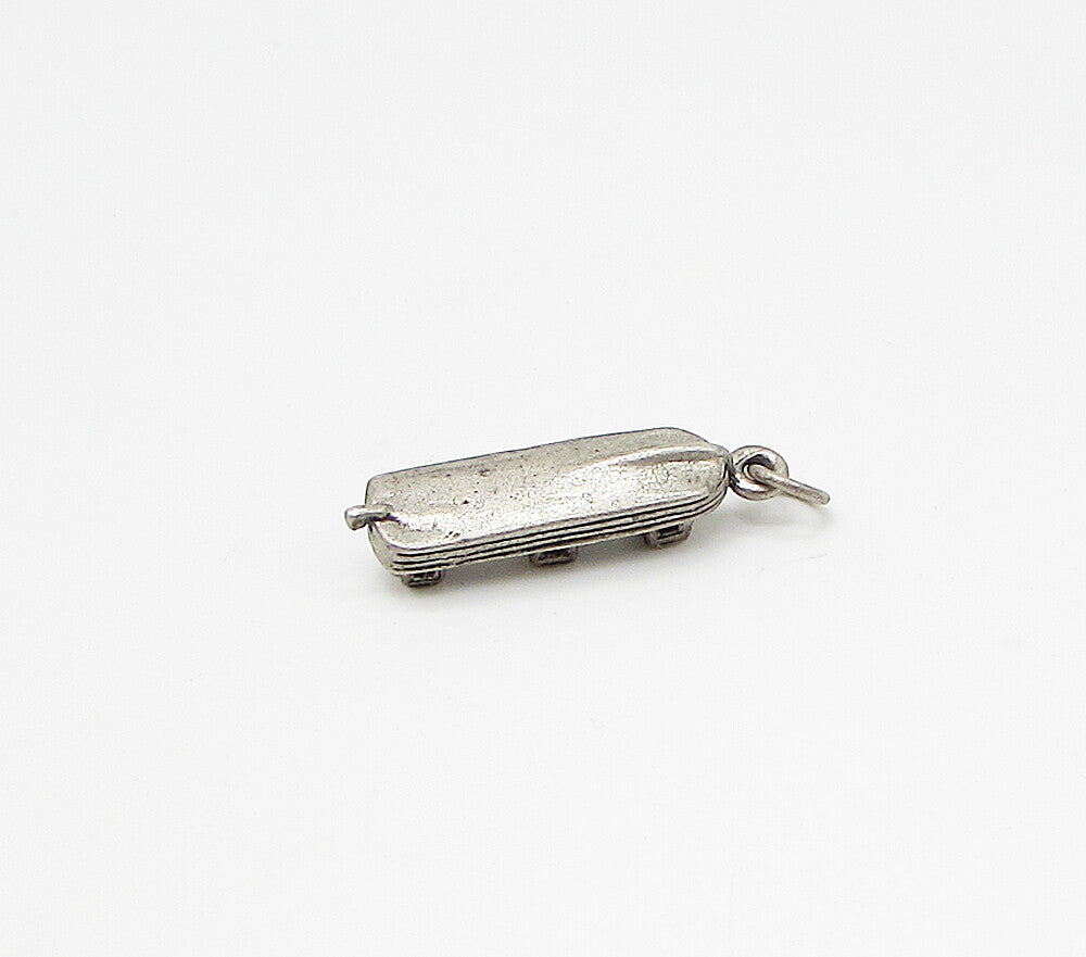 925 Sterling Silver  Vintage Industrial Boat Charm Pendant  PT2230