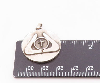 925 Silver Vintage International Eucharistic Congress 1976 Pendant PT11905
