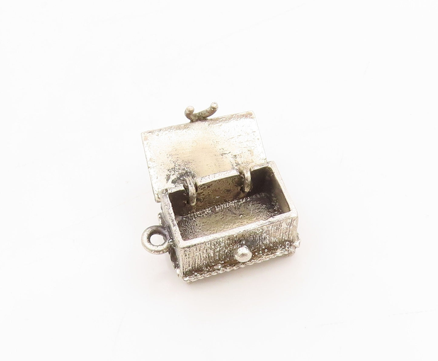 925 Sterling Silver Vintage Pendant DANECRAFT Hope Chest Charm OPENS  PT25450