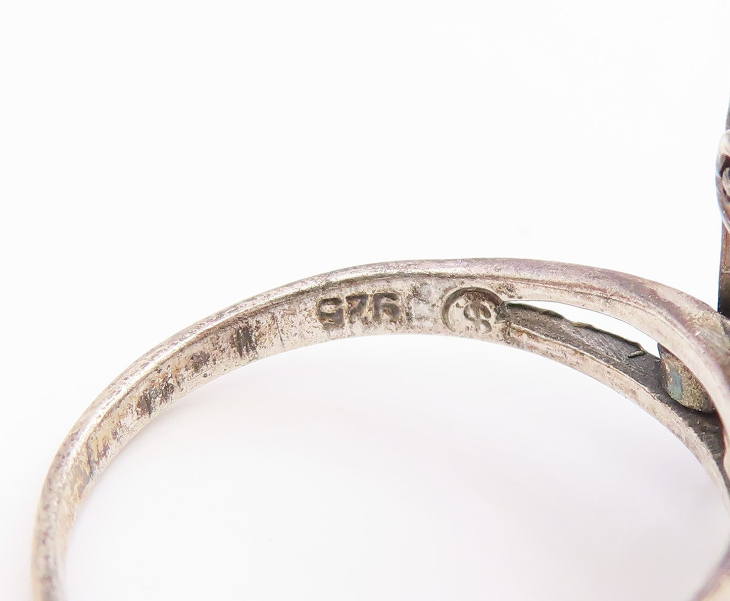 925 Sterling Silver Vintage Ring Elegant Openwork Butterfly Band  Sz 7  RG35593