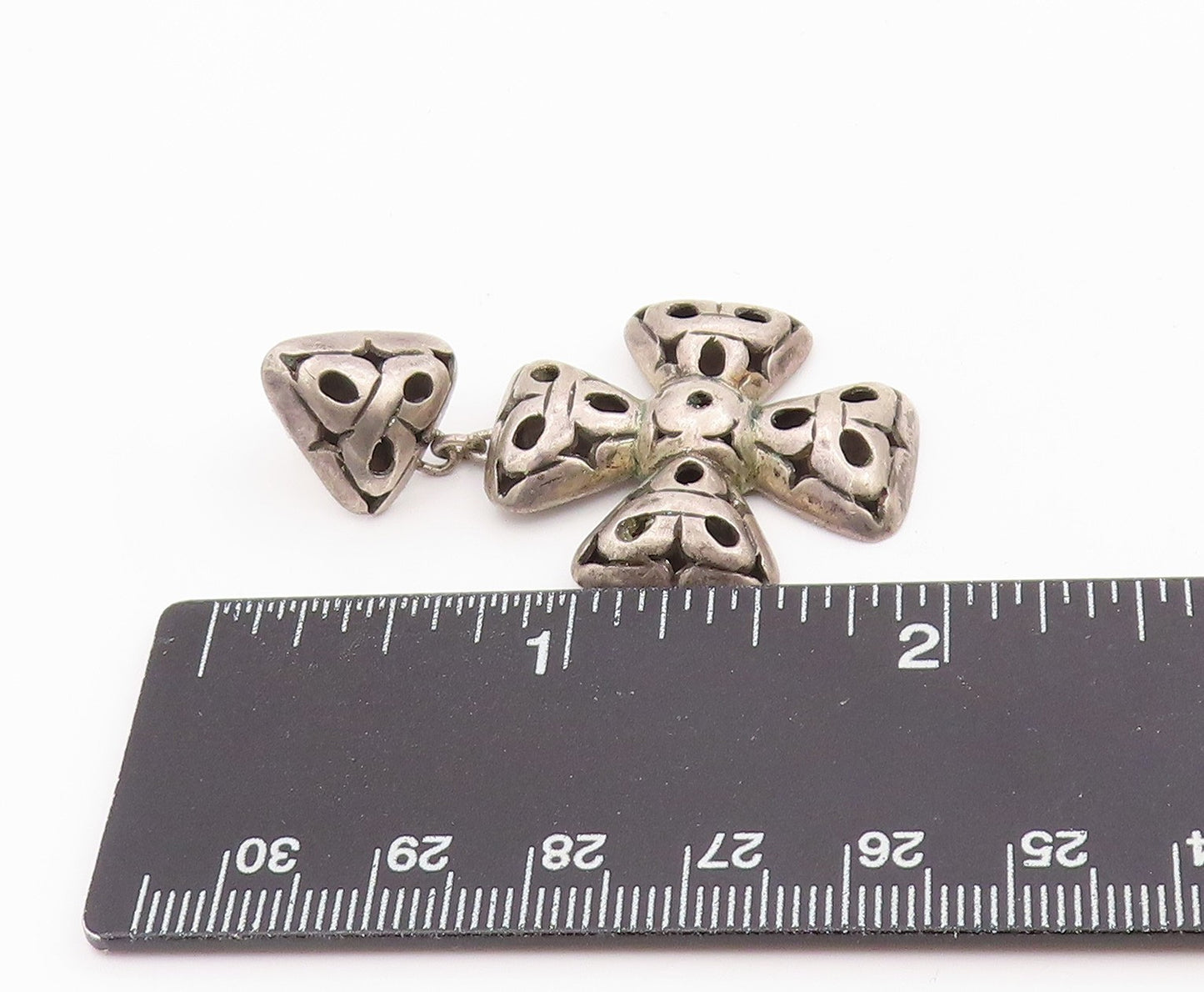 925 Sterling Silver Vintage Earrings JOHN HARDY Classic Single Pieces  EG14307