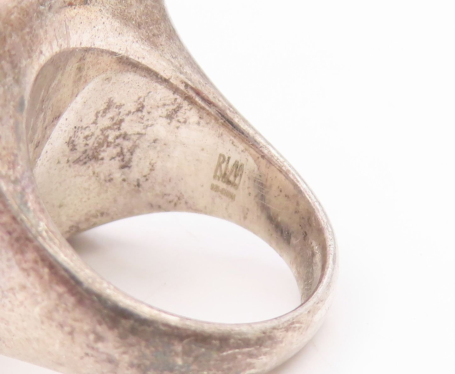 925 Sterling Silver Vintage Ring RLM STUDIO Rhodonite Pyramid  Sz 7  RG34386