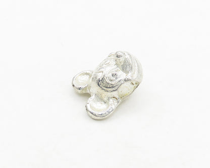 925 Sterling Silver  Vintage Shiny Petite Mickey Mouse Slide Pendant  PT15525
