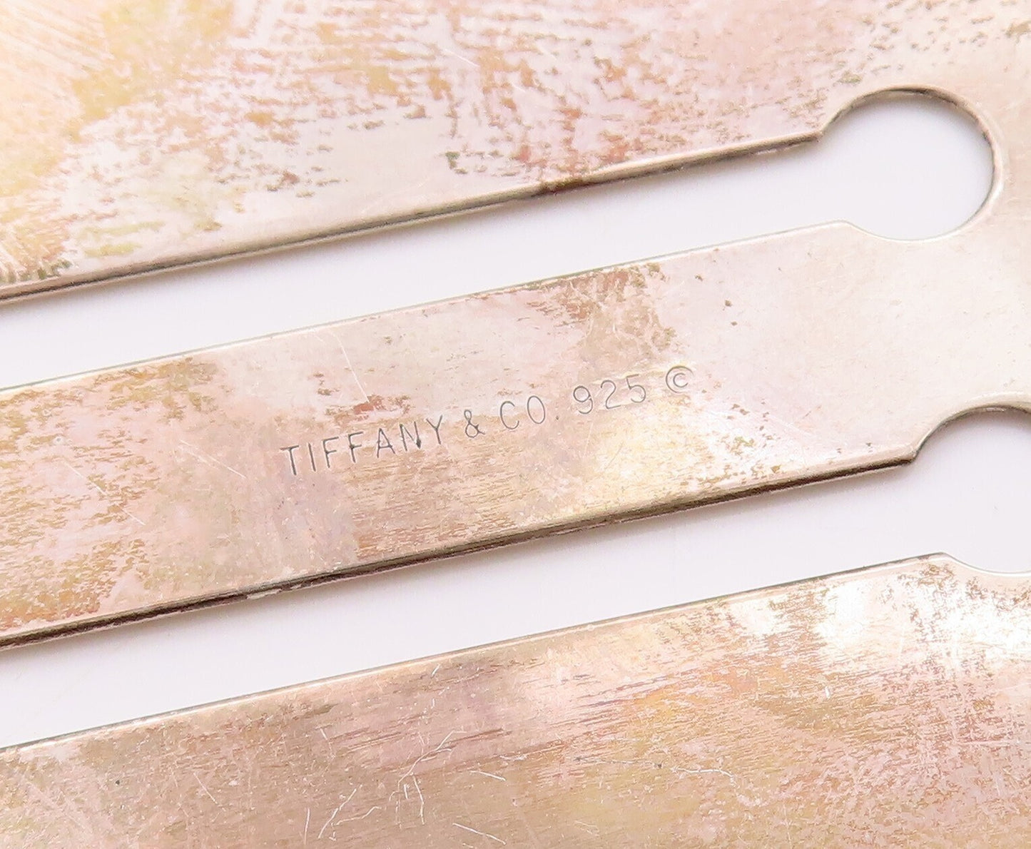 925 Sterling Silver Vintage Bookmark TIFFANY & CO. Solid Cutout  TR3789