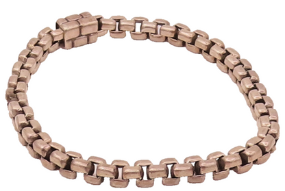 JOHN HARDY 925 Sterling Silver Vintage Box Chain 3D Bracelet  BT9840