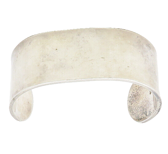 SKAGEN 925 Sterling Silver  Vintage Minimalist Smooth Cuff Bracelet  BT7246