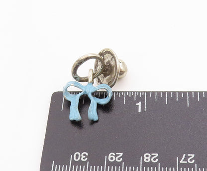 925 Sterling Silver Vintage Pendant Solid Newborn Baby Shower Charm   PT24990