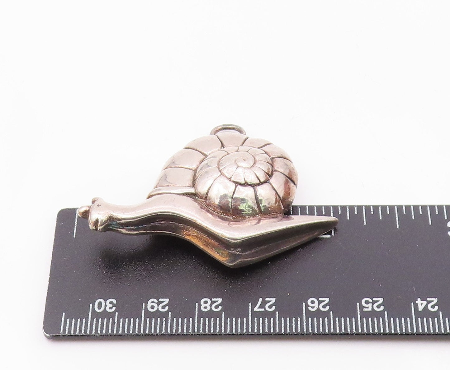 925 Sterling Silver  Vintage Fashion Snail Out Of Shell Pendant  PT21698