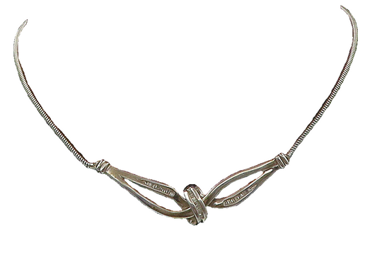 925 Sterling Silver  Genuine Diamonds Shiny Snake Chain Necklace  NE2525