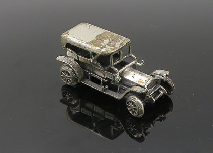 925 Sterling Silver  Vintage Dark Tone Old Fashioned Car Trinket  TR2803