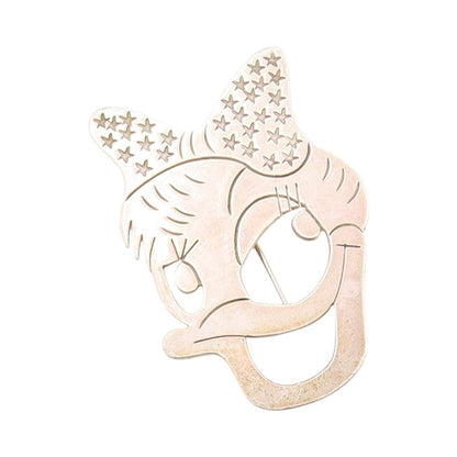 925 Sterling Silver Vintage Brooch MEXICO Walt Disney Daffy Duck Cutout  BP11766