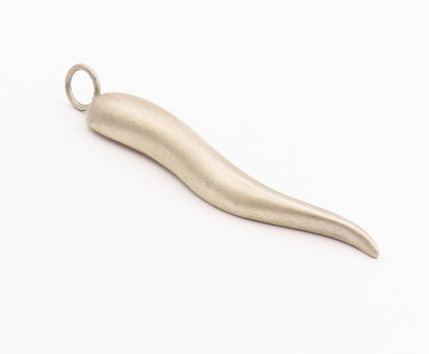 925 Sterling Silver Vintage Pendant Modernist Swirly Drop Design  PT24492