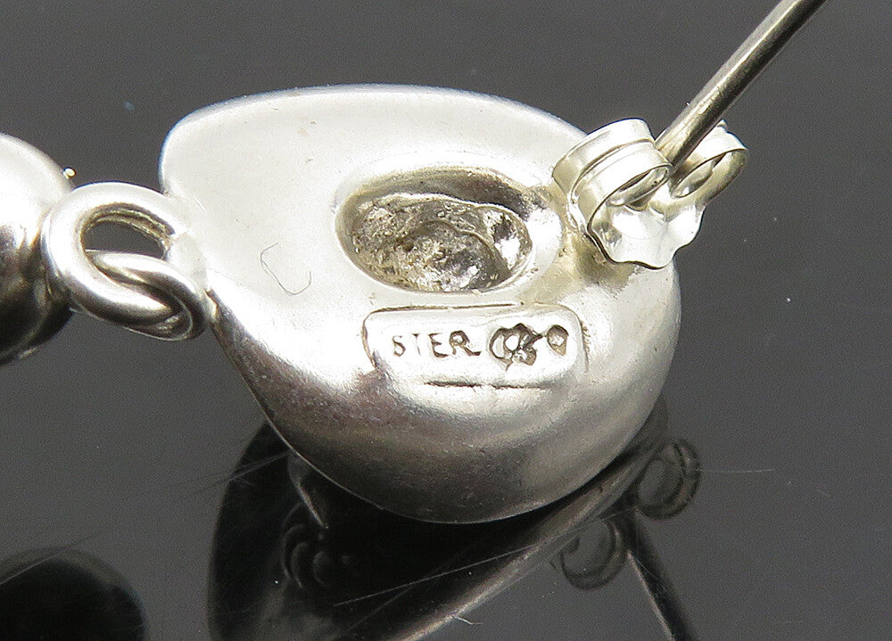 ZUNI NAVAJO 925 Sterling Silver Vintage Multi Stone Lot Single Earrings EG11258