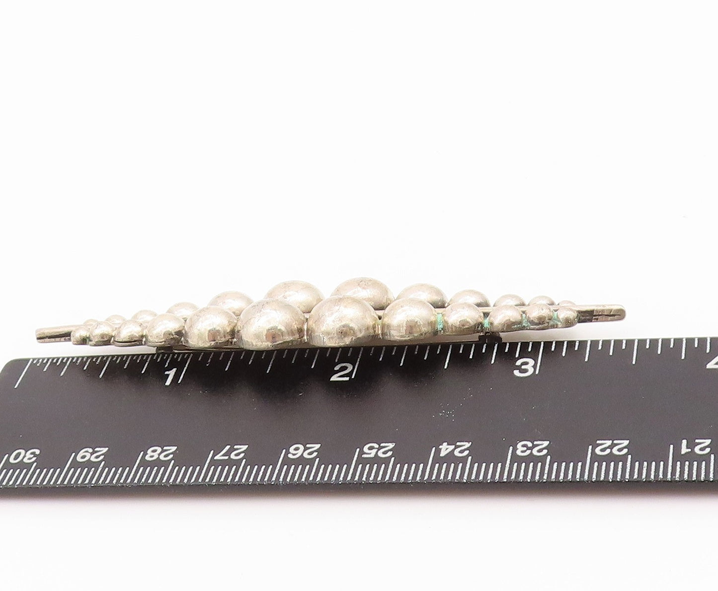 925 Sterling Silver Vintage Brooch CARSI Bubble Leaf Foliage Design  BP11667