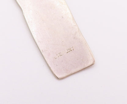 925 Sterling Silver Vintage Earrings Minimalist Rectangular Dangles  EG14470