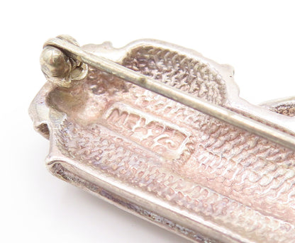 MEXICO 925 Silver  Vintage Golf Clubs & Golf Bags Sports Brooch Pin  BP10136