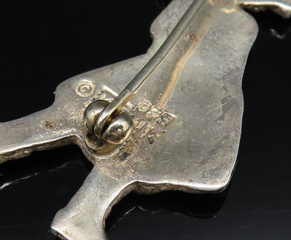 MARY ENGELBREIT 925 Silver  Vintage Little Girl With Ribbon Brooch Pin  BP9979