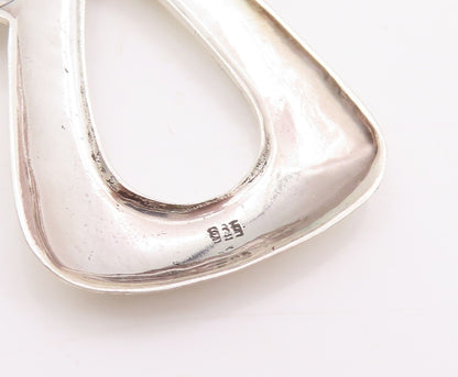 925 Sterling Silver Vintage Pendant Modernist Guardian Little Angel  PT25246