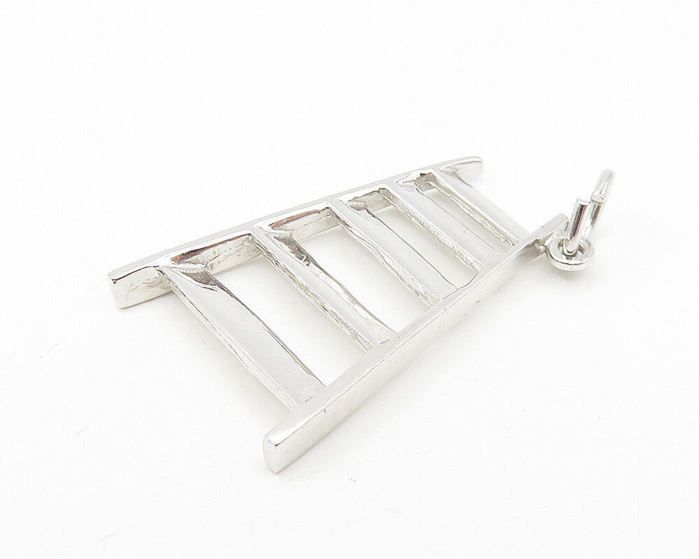 925 Sterling Silver  Ambition Effort Success Ladder Quote Pendant  PT9088