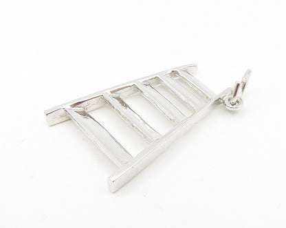 925 Sterling Silver  Ambition Effort Success Ladder Quote Pendant  PT9088