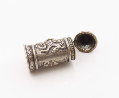 925 Sterling Silver  Vintage German Style Beer Mug Pendant (OPENS)  PT19086