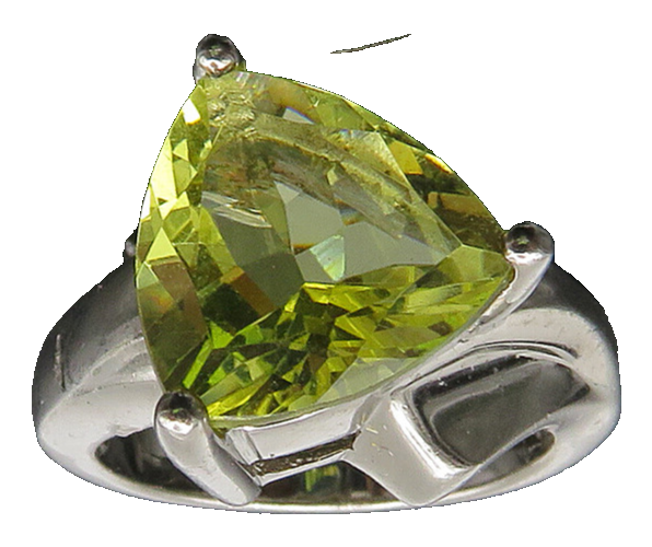925 Sterling Silver  Vintage Citrine & Genuine Diamonds Band Ring Sz 5 RG21801