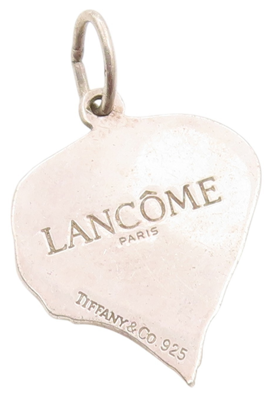 925 Sterling Silver Vintage Pendant TIFFANY & CO. Lancôme Leaf Cutout  PT24140
