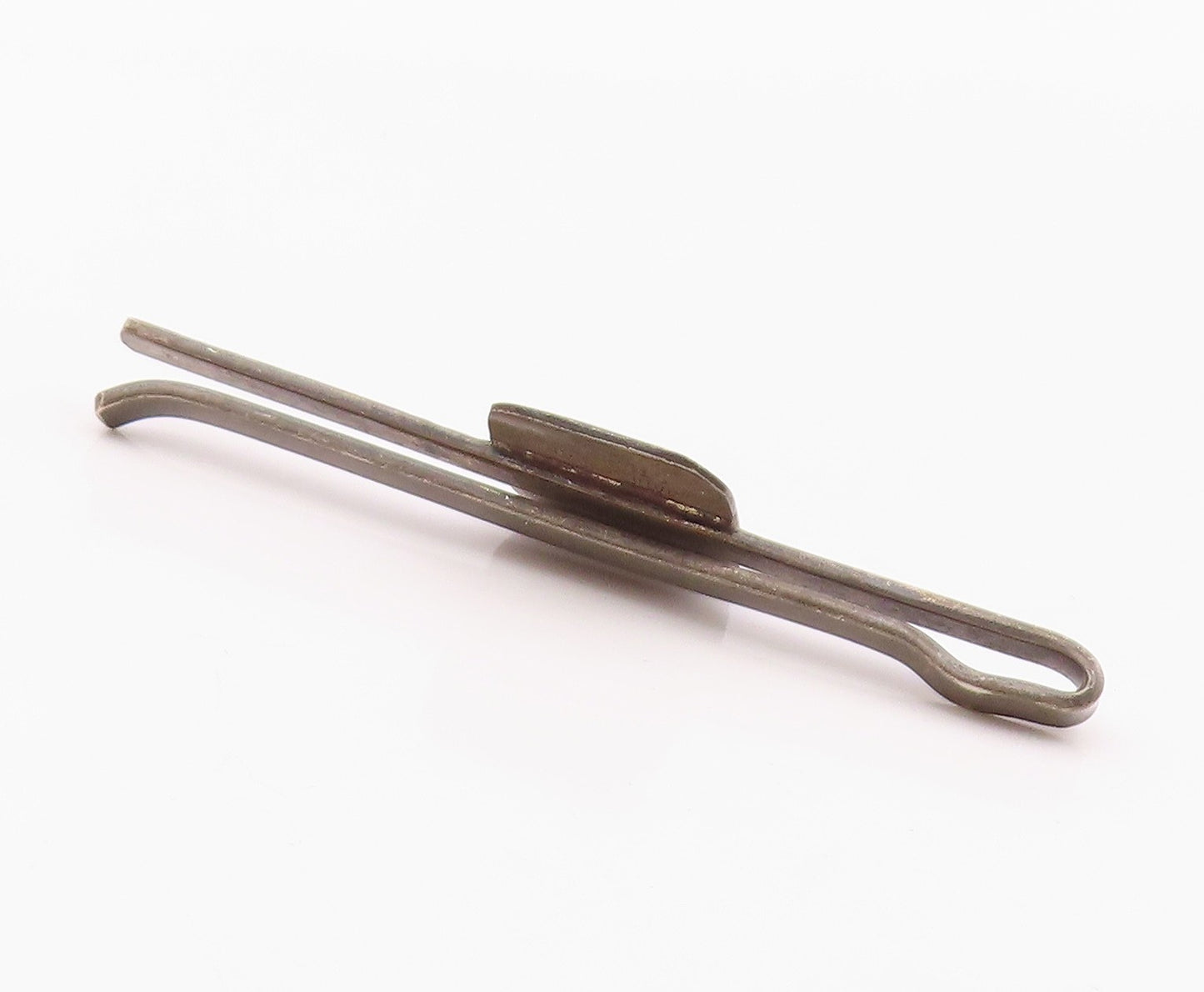SIAM 925 Sterling Silver  Vintage Niello Dancer Dark Tone Tie Clip  TR1970
